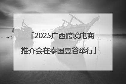 2025广西跨境电商推介会在泰国曼谷举行