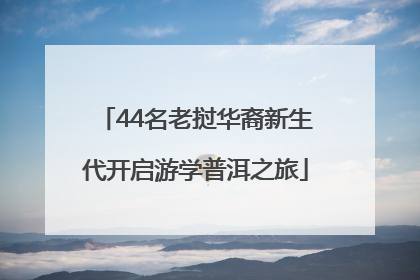 44名老挝华裔新生代开启游学普洱之旅