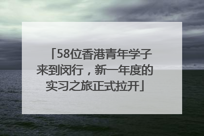 58位香港青年学子来到闵行，新一年度的实习之旅正式拉开