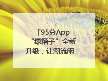 95分App“绿箱子”全新升级，让潮流闲置交易更安心